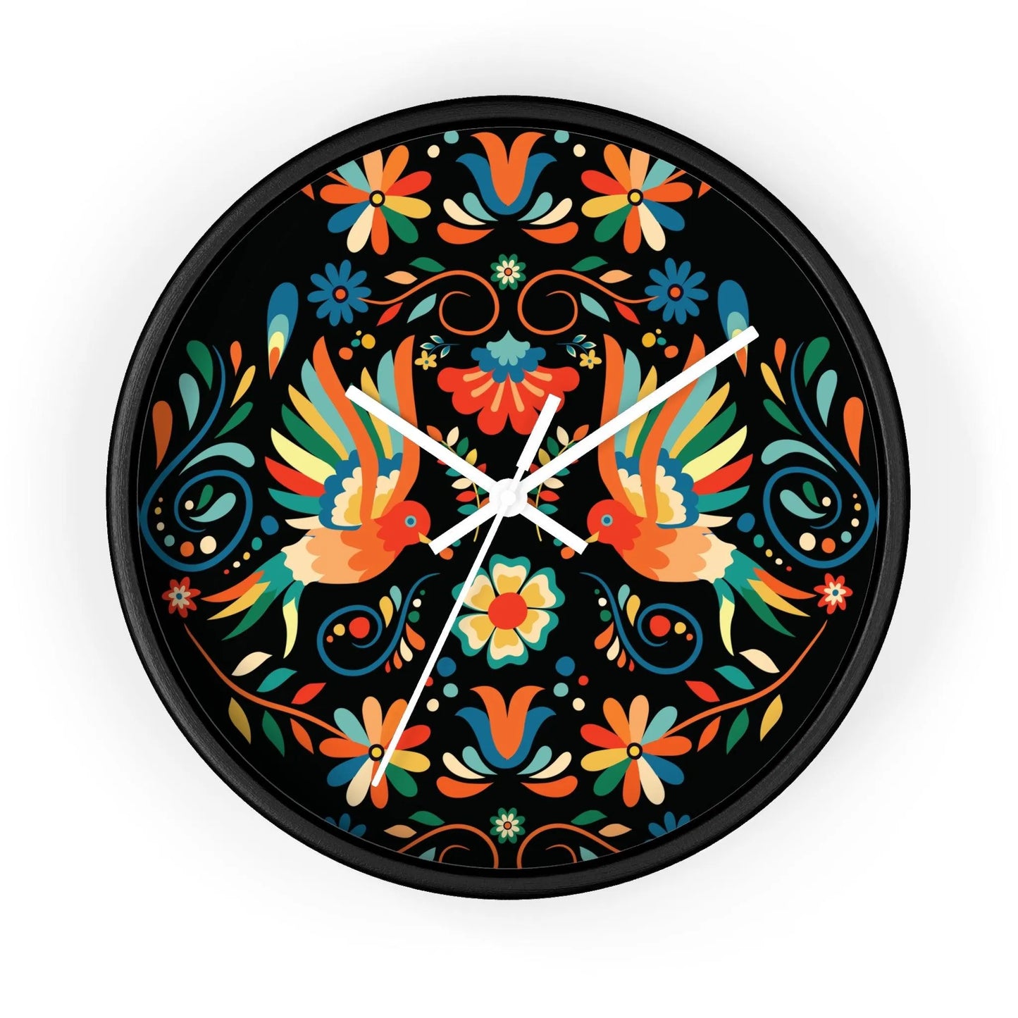 Mexican Otomi Wall Clock - The Global Wanderer