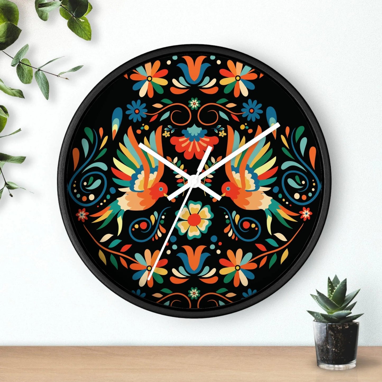 Mexican Otomi Wall Clock - The Global Wanderer