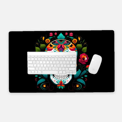 Mexican Sugar Skull Desk Mat - The Global Wanderer