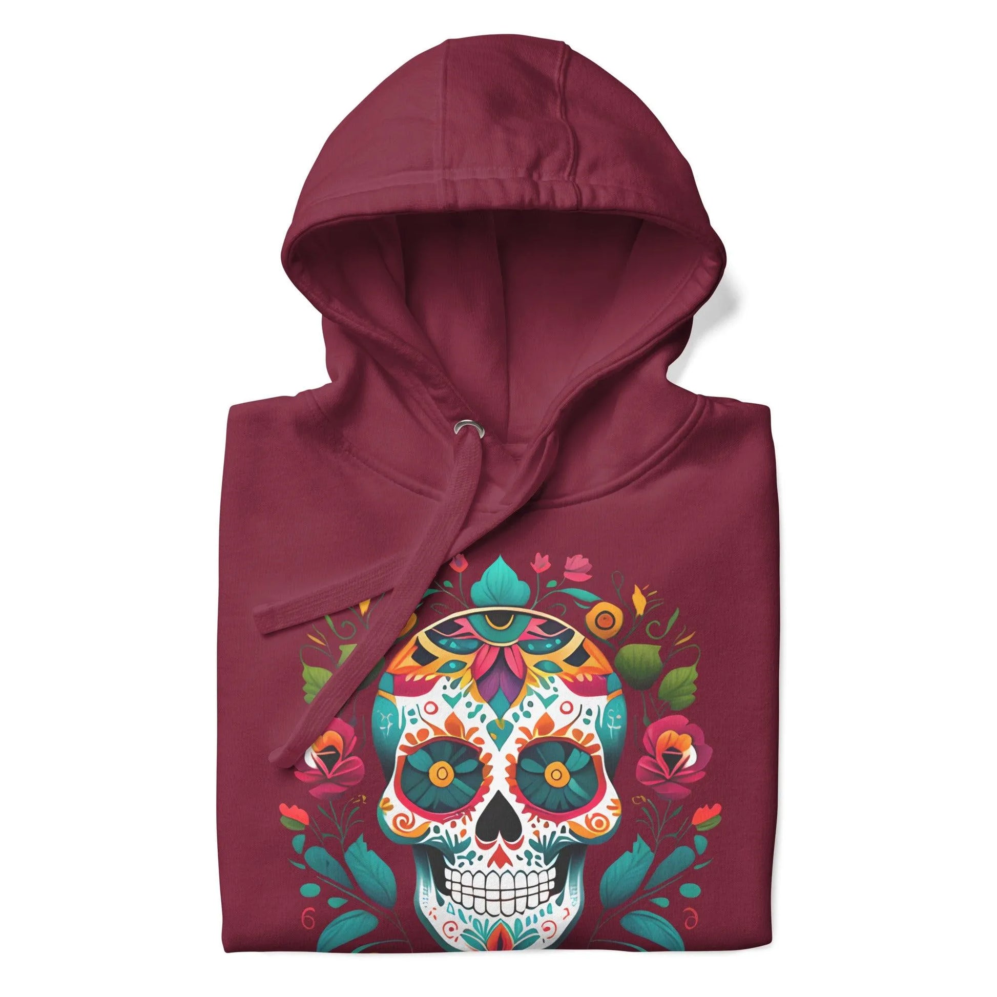 Mexican Sugar Skull Hoodie - The Global Wanderer