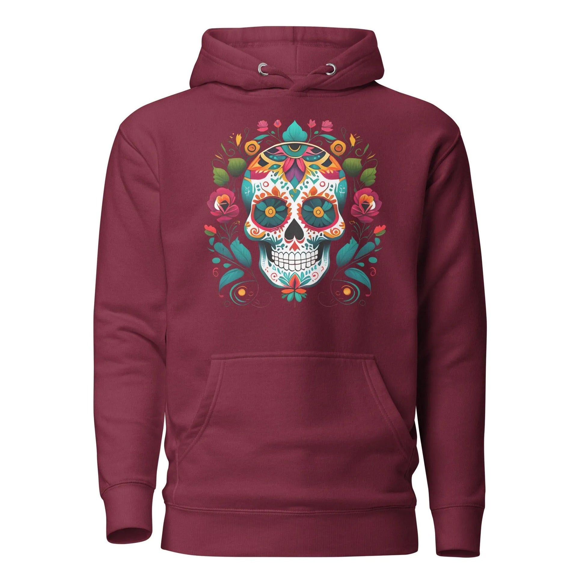 Mexican Sugar Skull Hoodie - The Global Wanderer