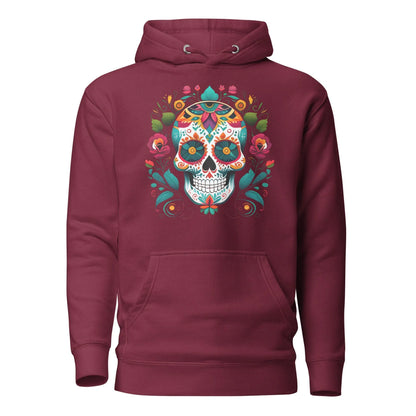 Mexican Sugar Skull Hoodie - The Global Wanderer