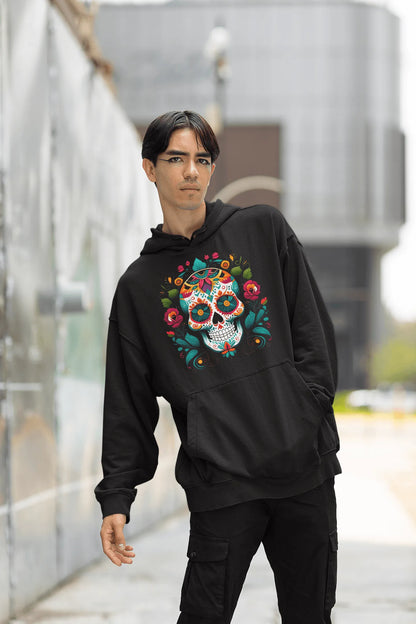 Mexican Sugar Skull Hoodie - The Global Wanderer