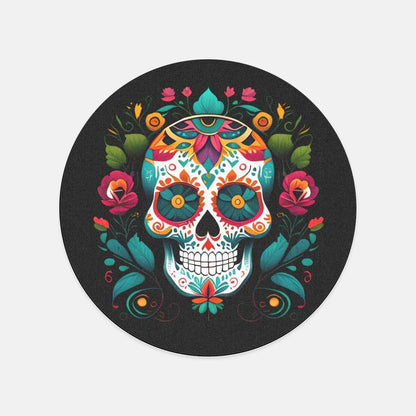 Mexican Sugar Skull Mouse Pad - The Global Wanderer