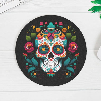 Mexican Sugar Skull Mouse Pad - The Global Wanderer