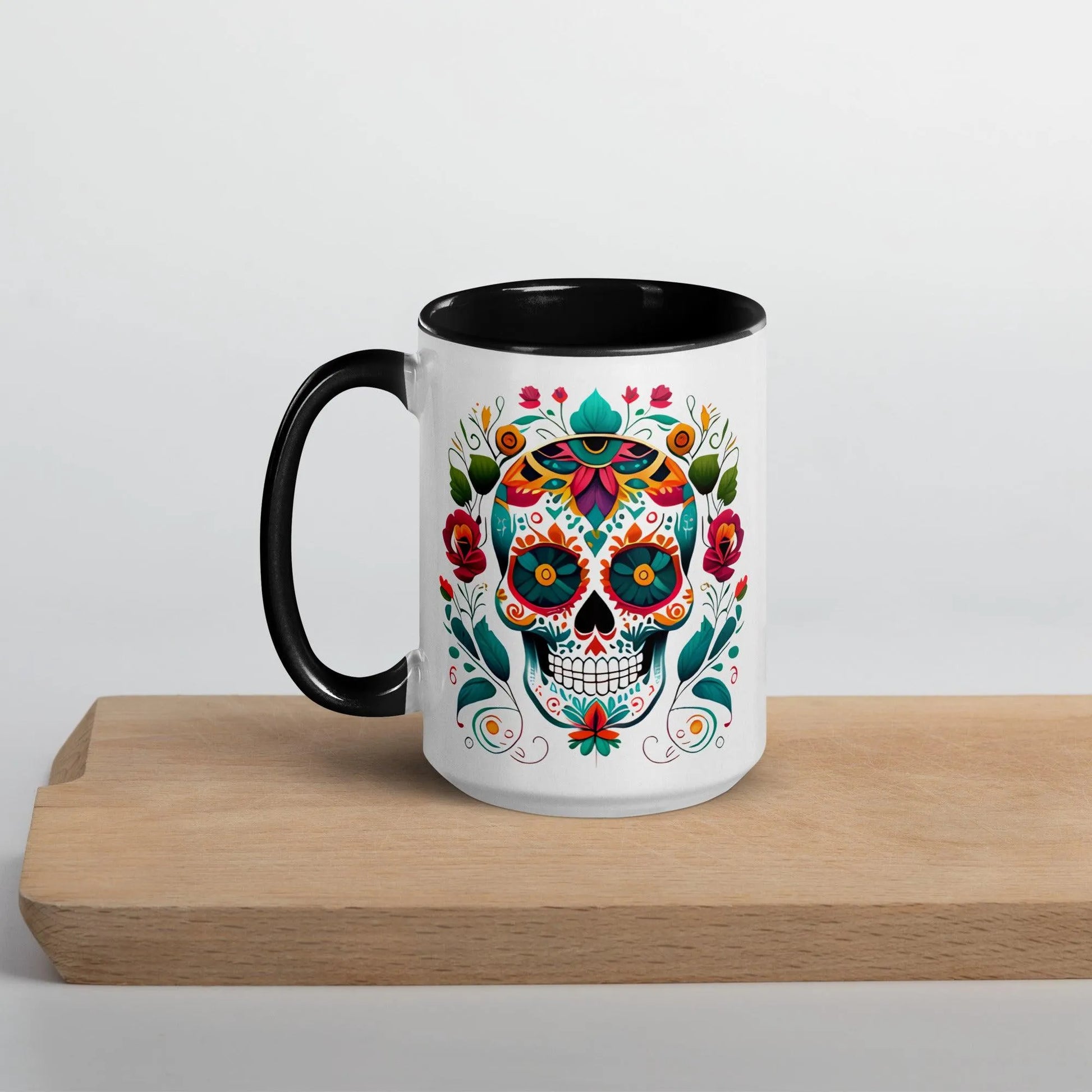 Mexican Sugar Skull Mug - The Global Wanderer