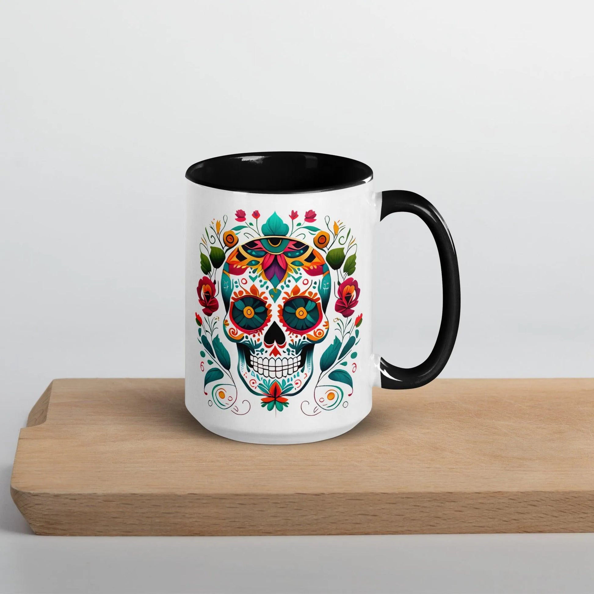 Mexican Sugar Skull Mug - The Global Wanderer