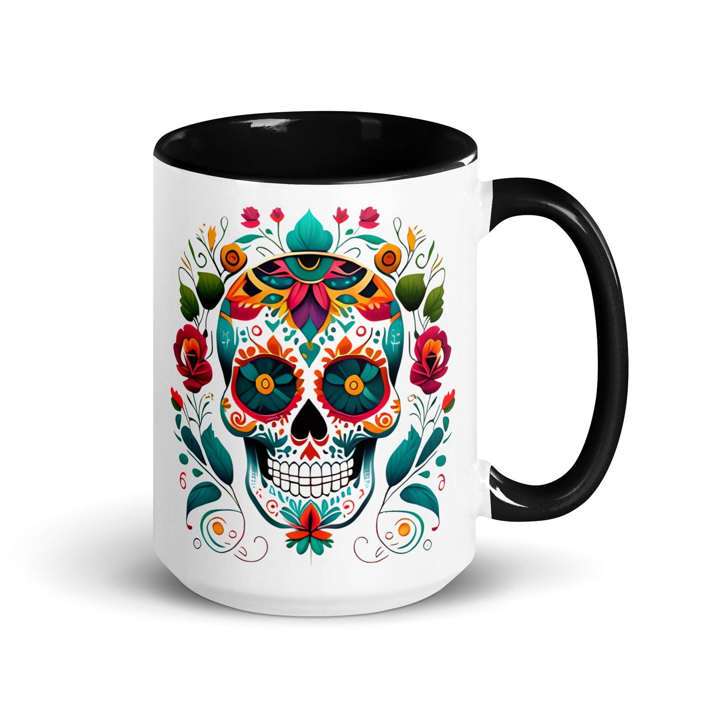 Mexican Sugar Skull Mug - The Global Wanderer
