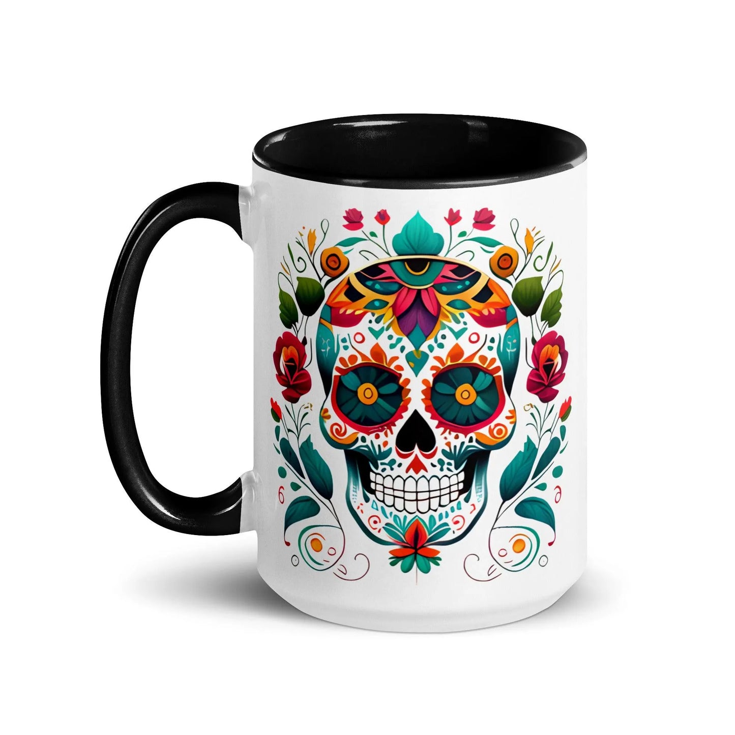 Mexican Sugar Skull Mug - The Global Wanderer