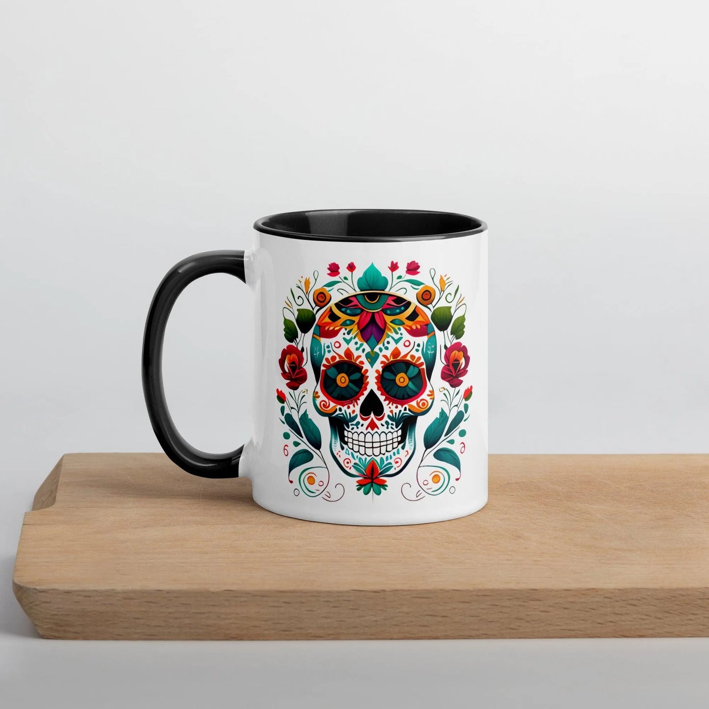 Mexican Sugar Skull Mug - The Global Wanderer