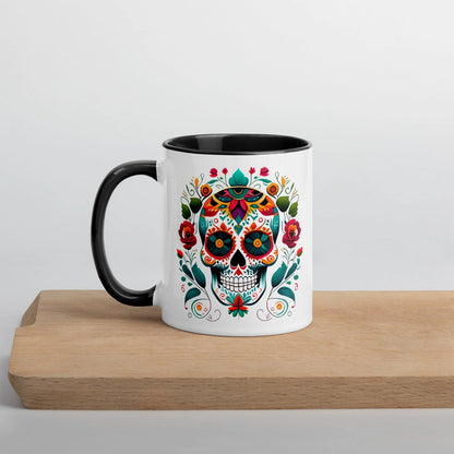 Mexican Sugar Skull Mug - The Global Wanderer