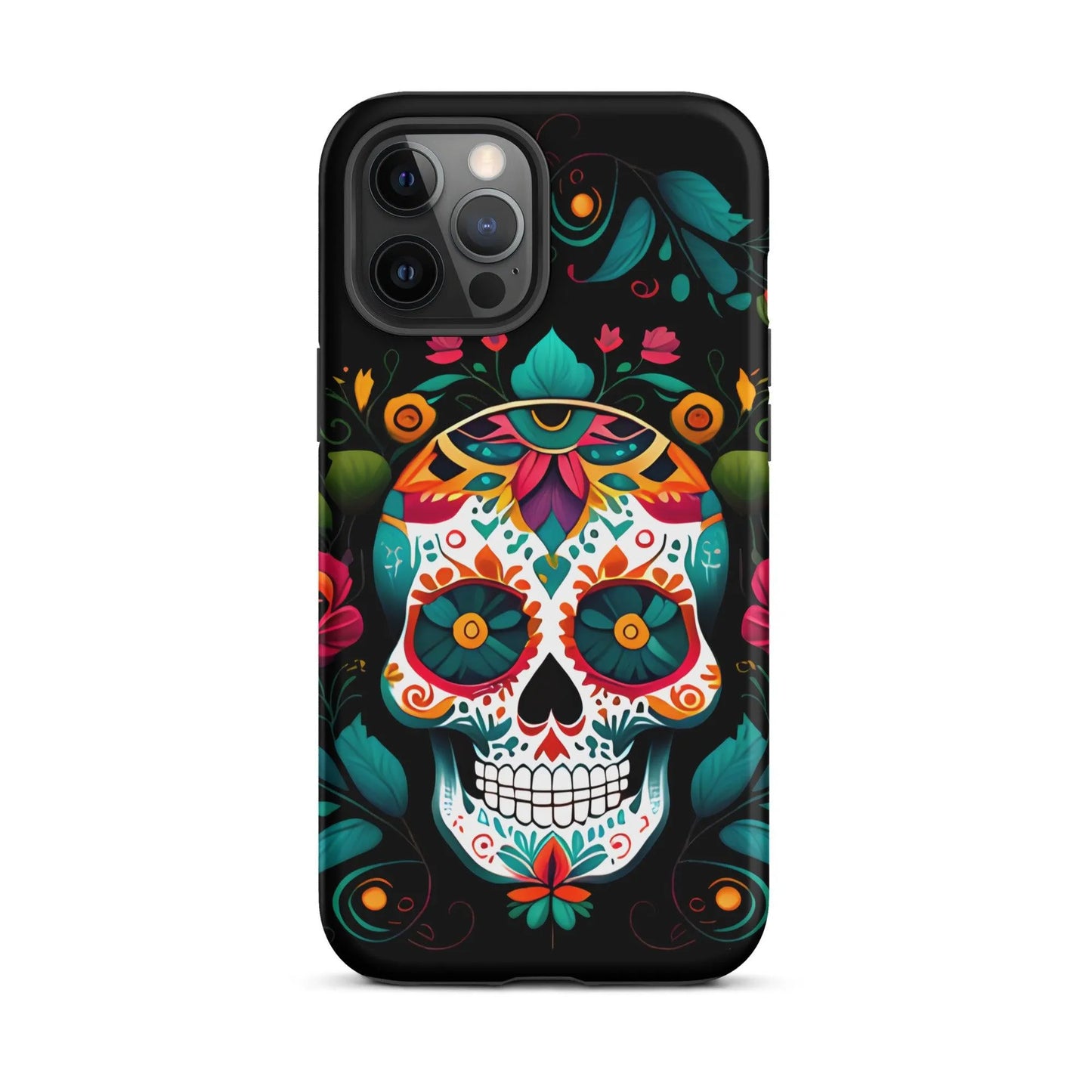 Mexican Sugar Skull Tough MagSafe iPhone® Case - The Global Wanderer