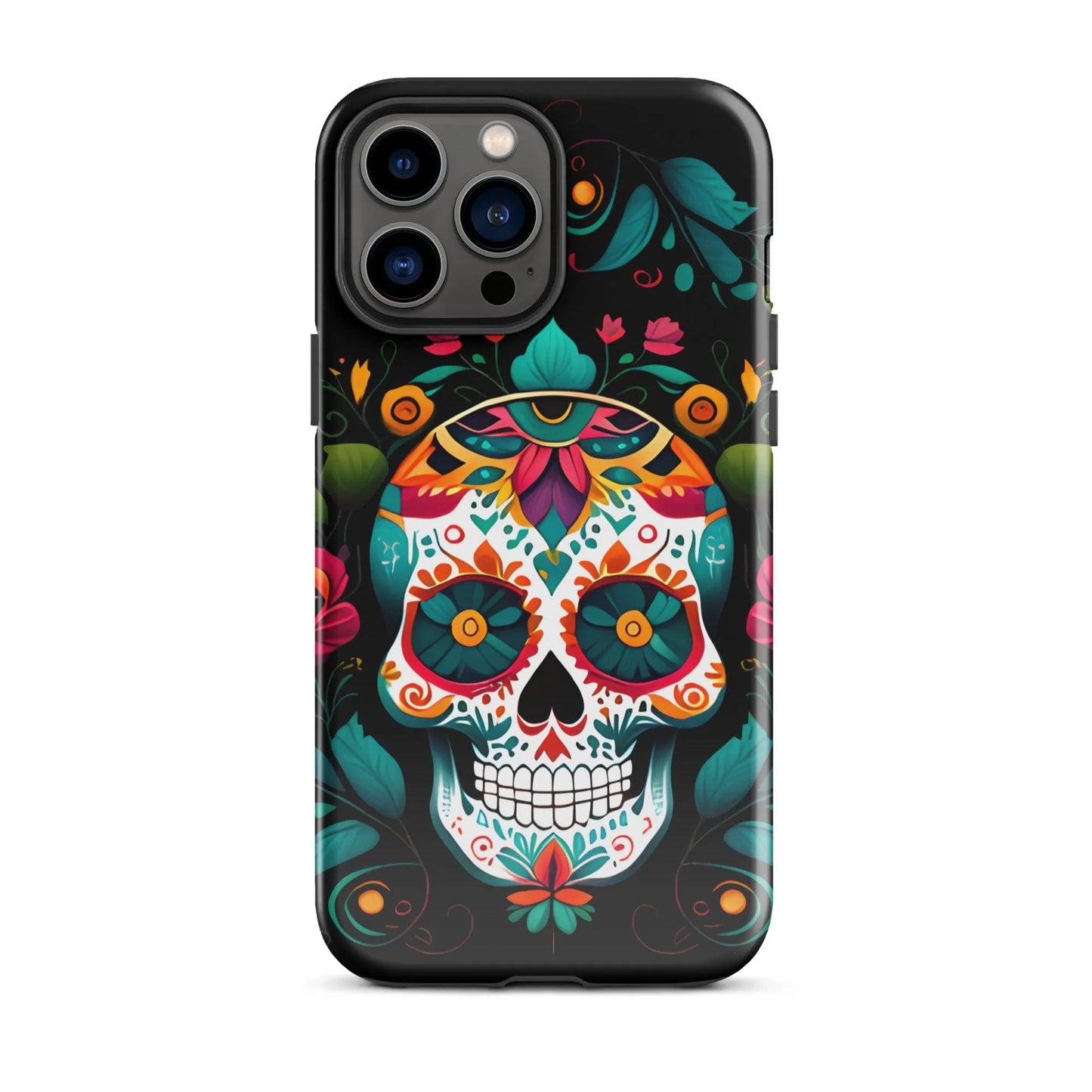 Mexican Sugar Skull Tough MagSafe iPhone® Case - The Global Wanderer