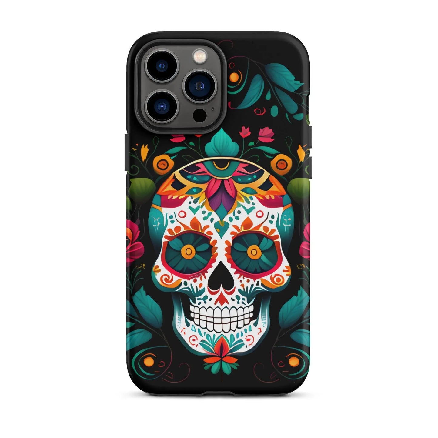 Mexican Sugar Skull Tough MagSafe iPhone® Case - The Global Wanderer