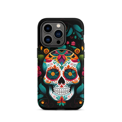 Mexican Sugar Skull Tough MagSafe iPhone® Case - The Global Wanderer