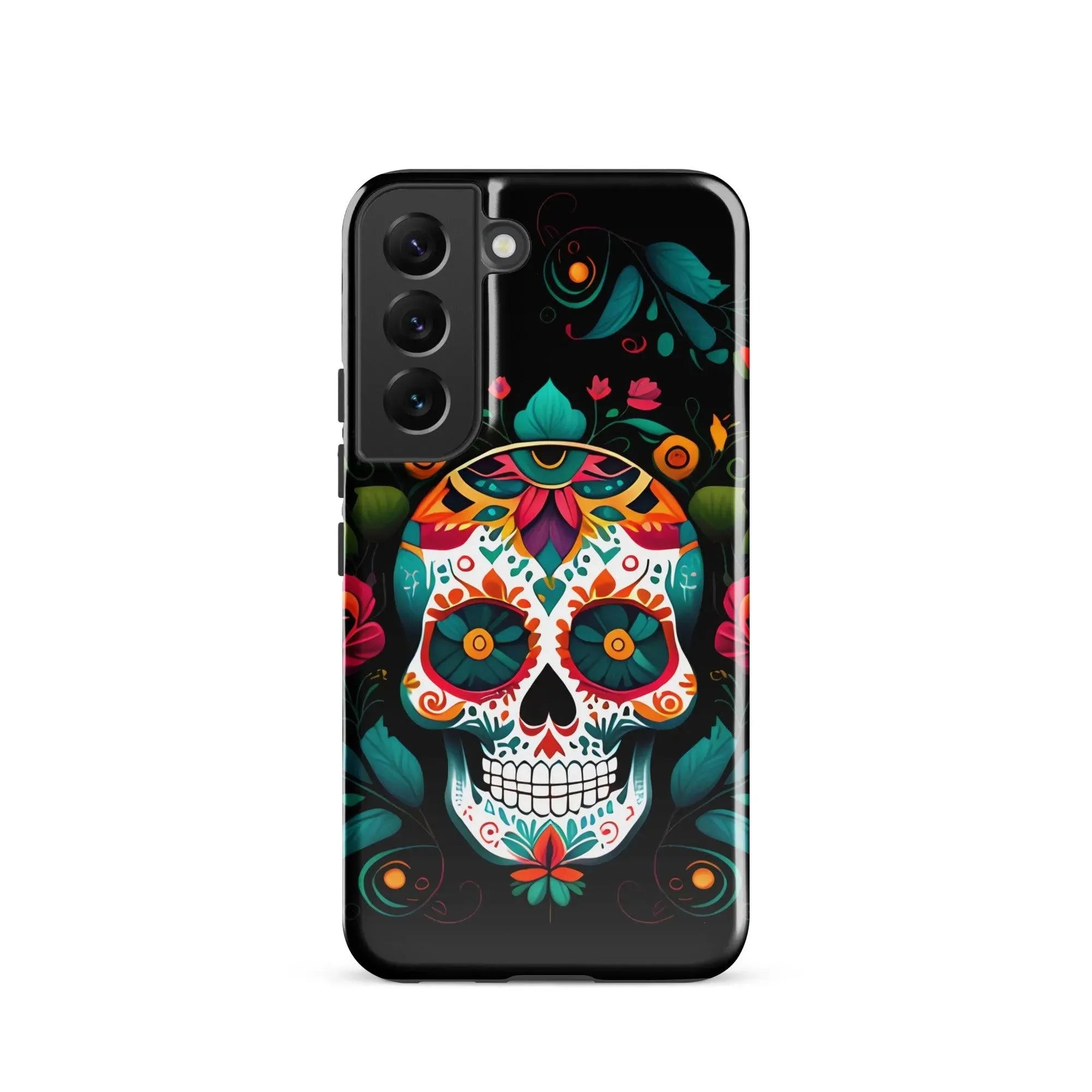 Mexican Sugar Skull Tough Samsung® Case - The Global Wanderer