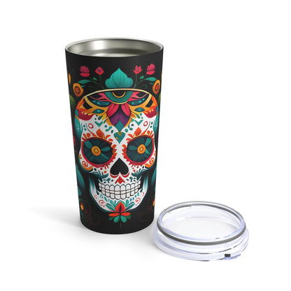 Mexican Sugar Skull Tumbler - The Global Wanderer