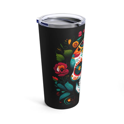 Mexican Sugar Skull Tumbler - The Global Wanderer