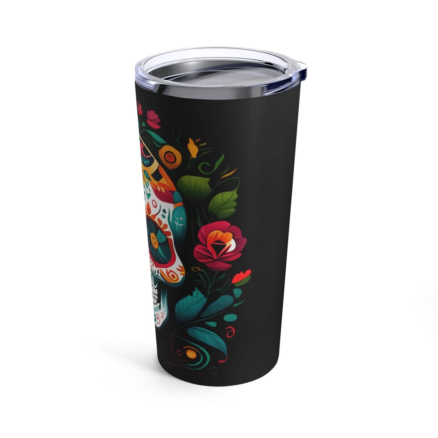 Mexican Sugar Skull Tumbler - The Global Wanderer