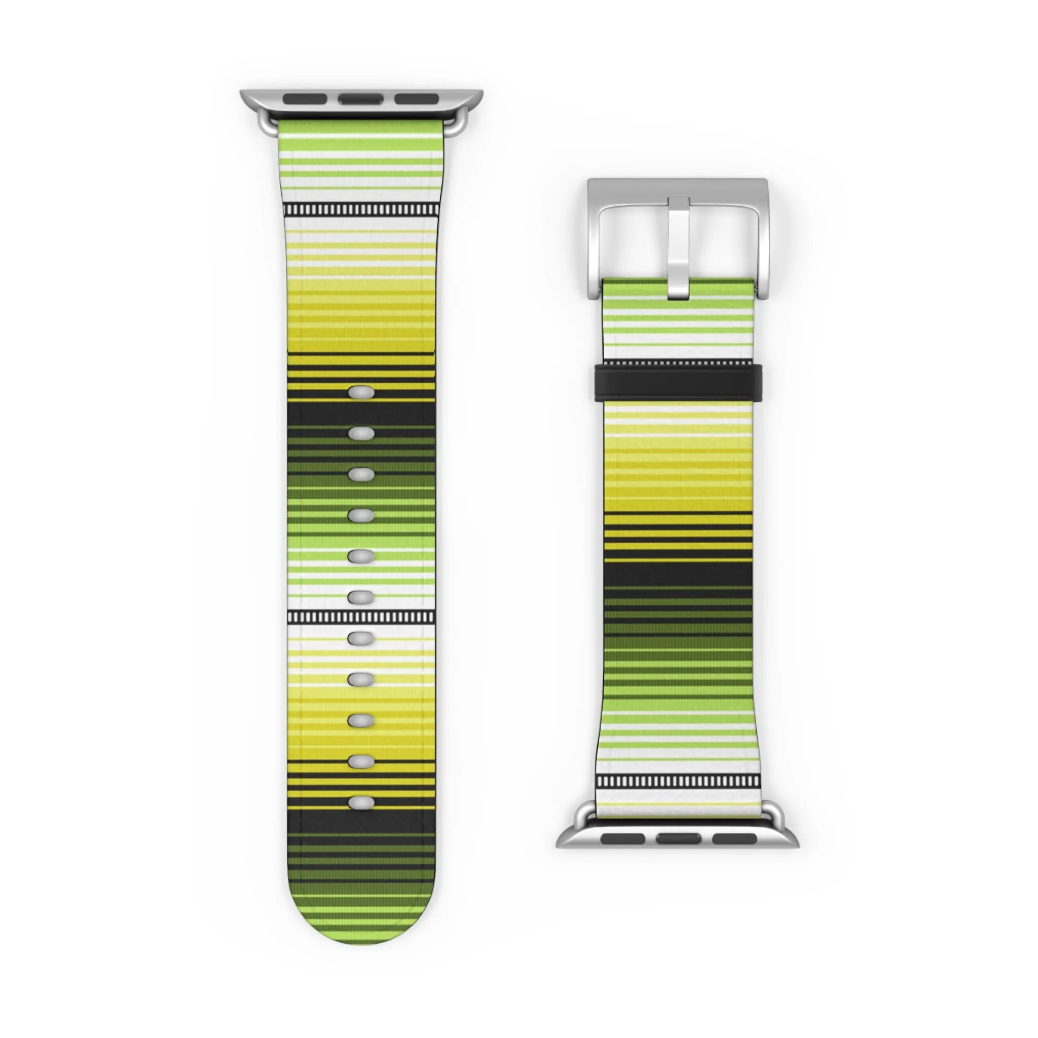 Mexican Yellow-Green Serape Watch Band - The Global Wanderer