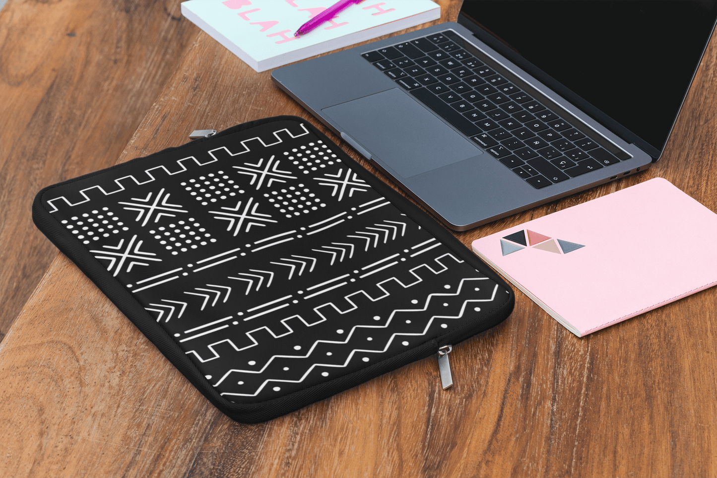 African Mud Cloth Laptop Case - The Global Wanderer
