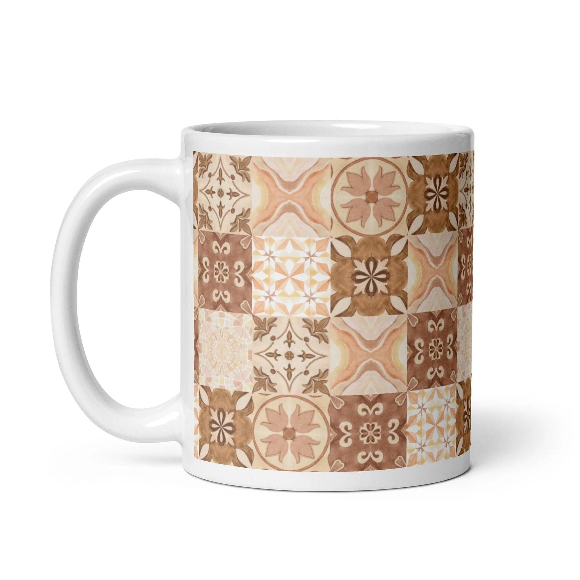 Moroccan Desert Tile Mug - The Global Wanderer