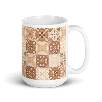 Moroccan Desert Tile Mug - The Global Wanderer