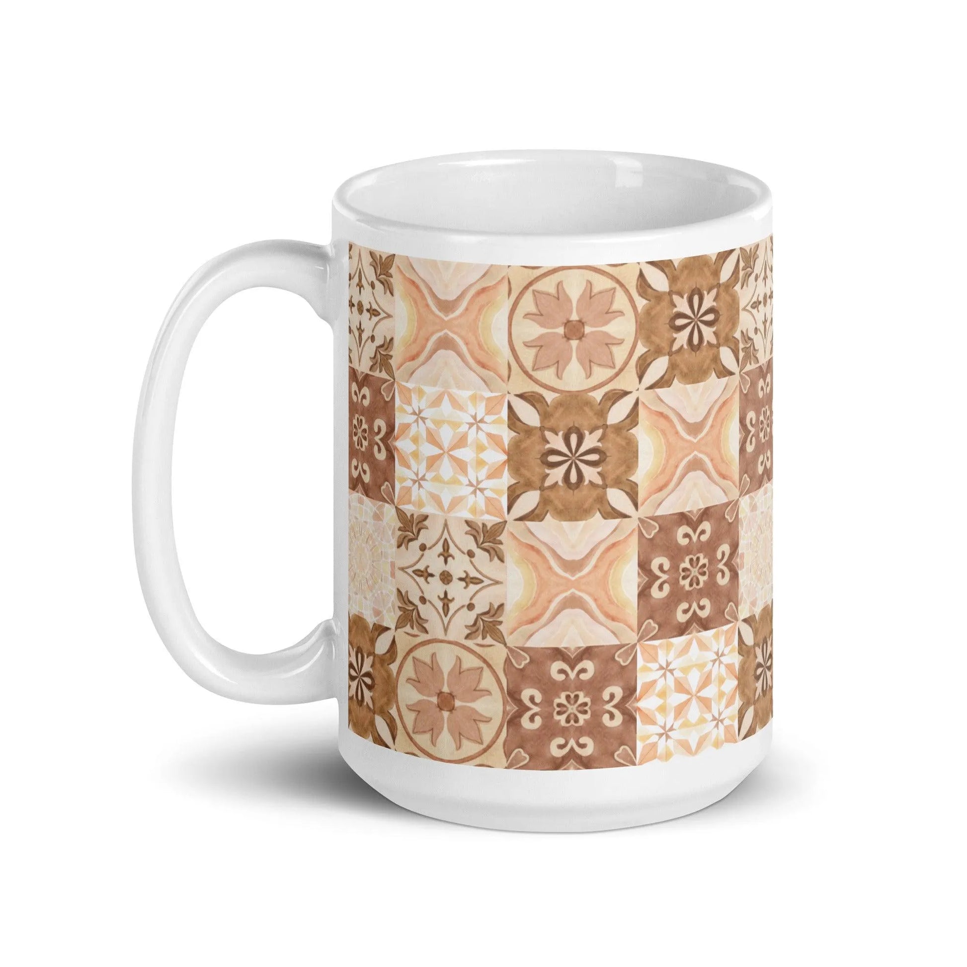 Moroccan Desert Tile Mug - The Global Wanderer