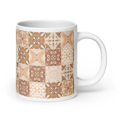 Moroccan Desert Tile Mug - The Global Wanderer