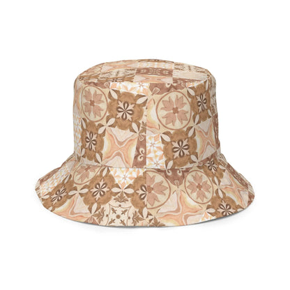 Moroccan Desert Tile Reversible Bucket Hat - The Global Wanderer