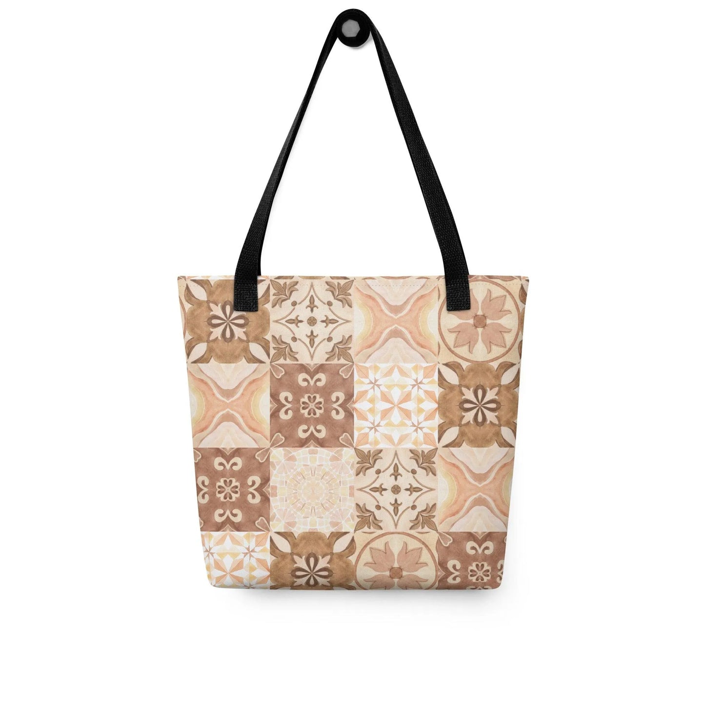 Moroccan Desert Tile Tote Bag - The Global Wanderer