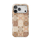 Moroccan Desert Tile Tough MagSafe iPhone Case - The Global Wanderer