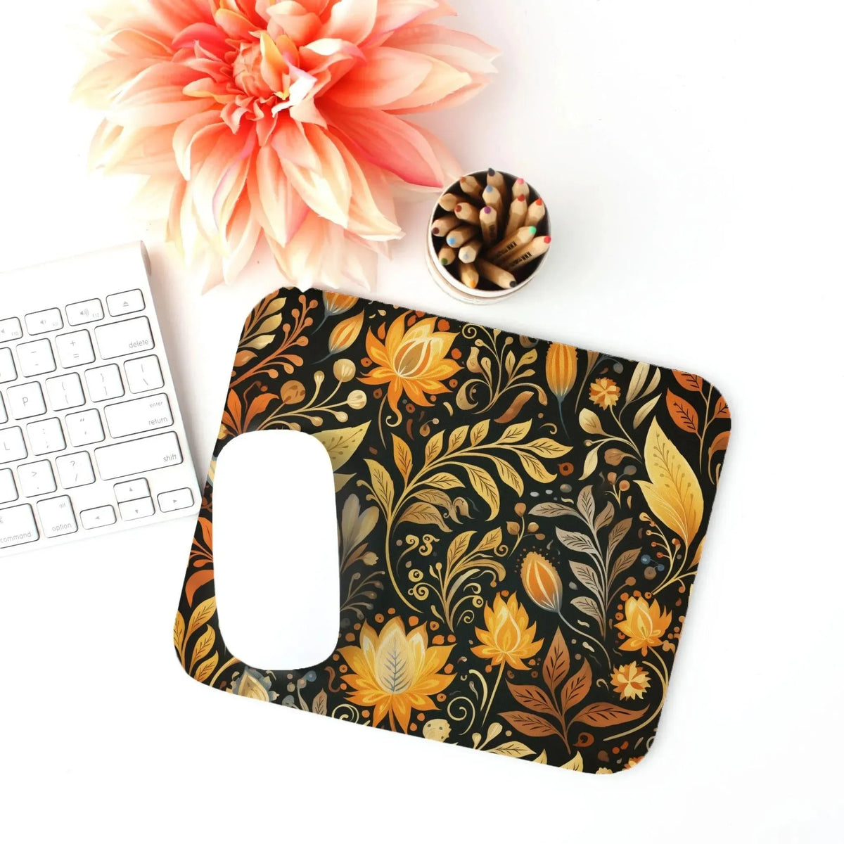 Munich Marigold Bavarian Mouse Pad - The Global Wanderer