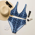 Nara Heritage Shibori Recycled High-Waisted Bikini - The Global Wanderer