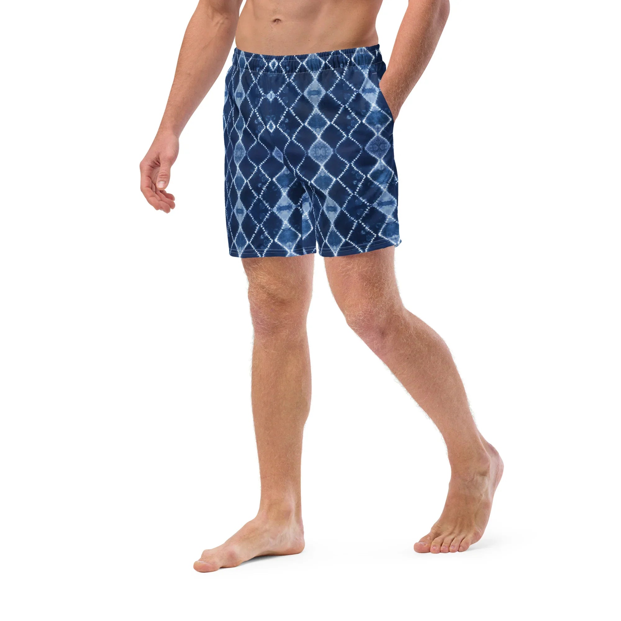 Nara Heritage Shibori Recycled Swim Trunks - The Global Wanderer