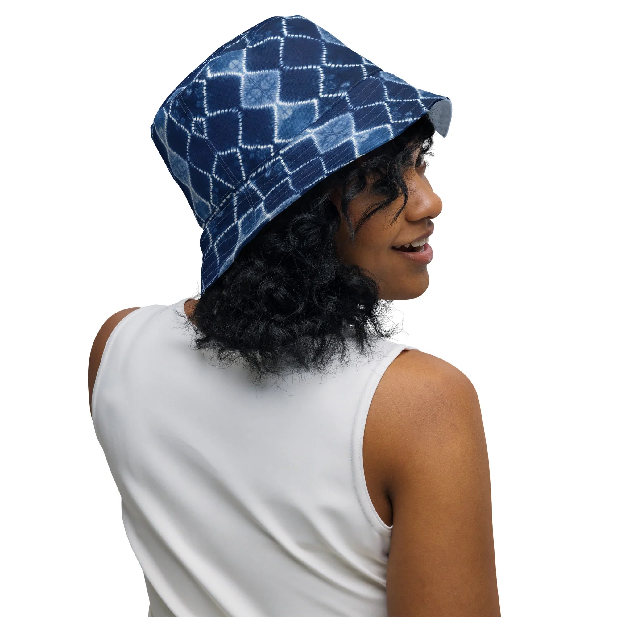 Nara Heritage Shibori Reversible Bucket Hat - The Global Wanderer