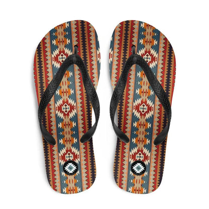 Native American Sunset Flip Flops - The Global Wanderer