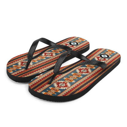 Native American Sunset Flip Flops - The Global Wanderer