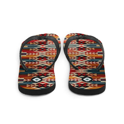 Native American Sunset Flip Flops - The Global Wanderer