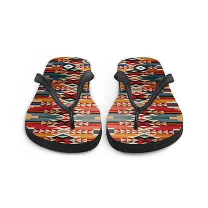 Native American Sunset Flip Flops - The Global Wanderer