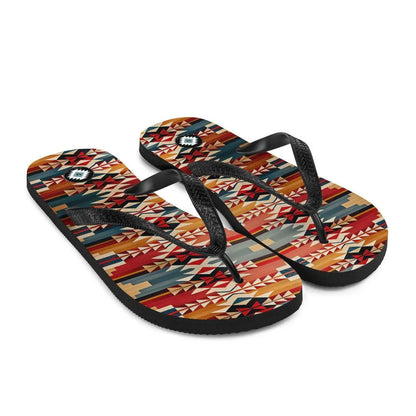 Native American Sunset Flip Flops - The Global Wanderer