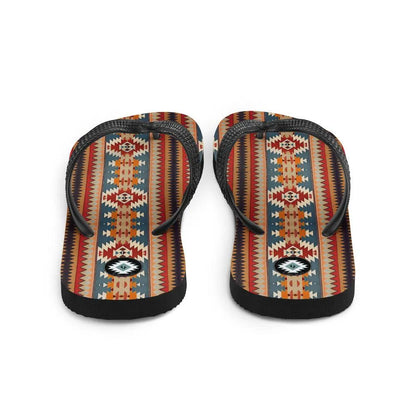 Native American Sunset Flip Flops - The Global Wanderer