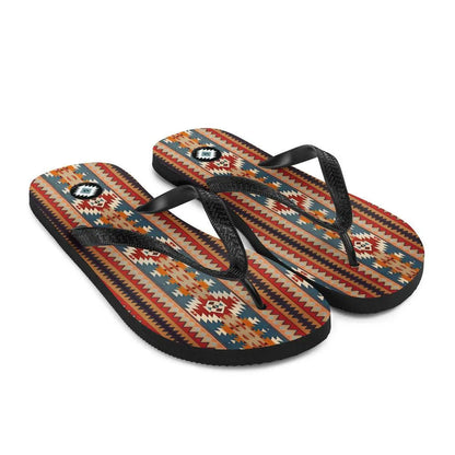 Native American Sunset Flip Flops - The Global Wanderer