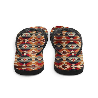 Native American Sunset Flip Flops - The Global Wanderer