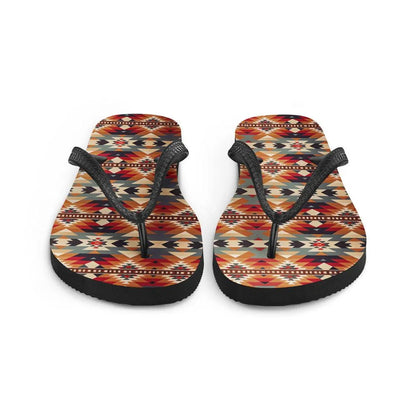 Native American Sunset Flip Flops - The Global Wanderer