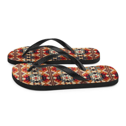 Native American Sunset Flip Flops - The Global Wanderer