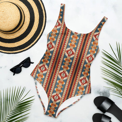 Native American Sunset One-Piece Swimsuit - The Global Wanderer