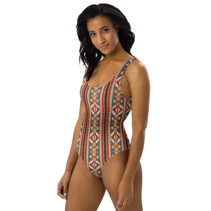 Native American Sunset One-Piece Swimsuit - The Global Wanderer