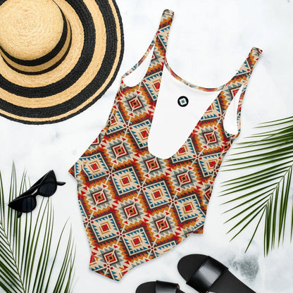 Native American Sunset One-Piece Swimsuit - The Global Wanderer