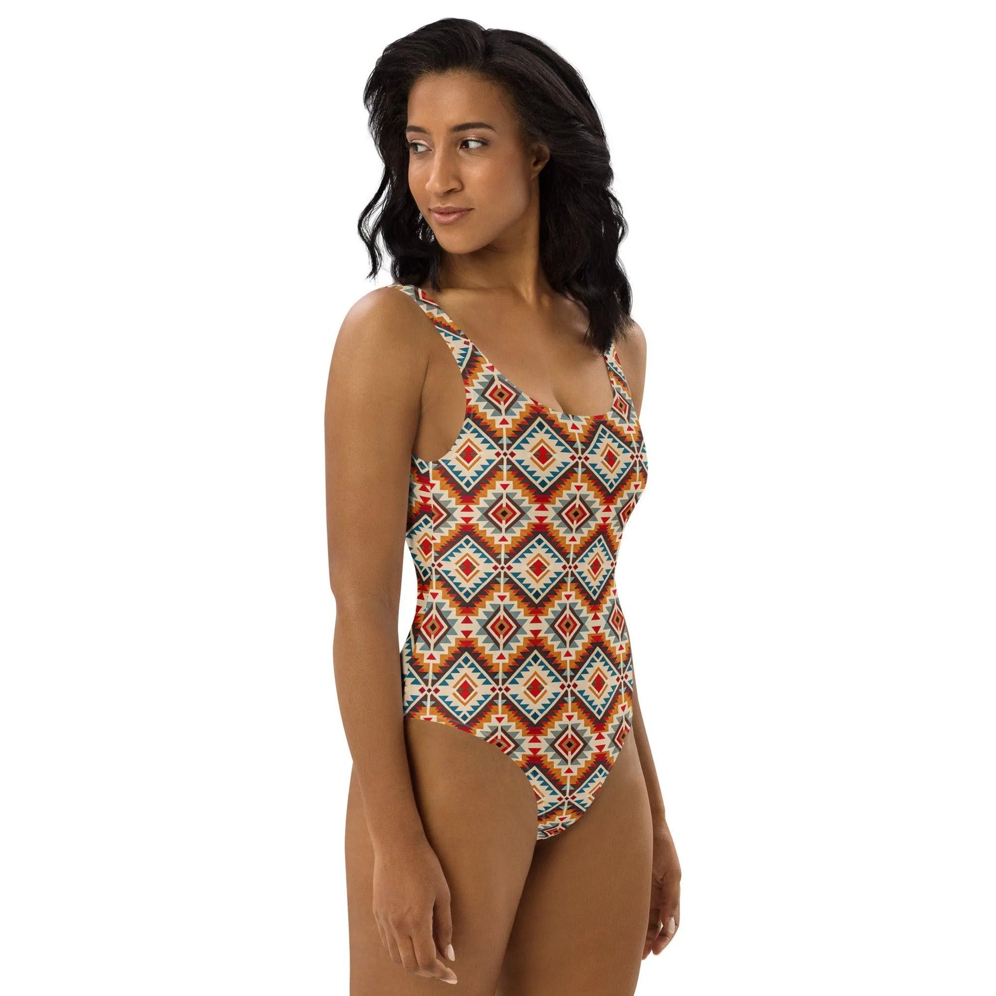 Native American Sunset One-Piece Swimsuit - The Global Wanderer